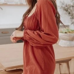 Levency Puff Sleeve Smocked Romper