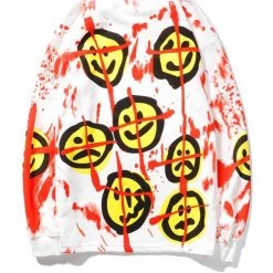 Levency Scrawl Print Lovers Hoodie