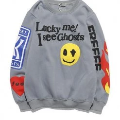 Levency Scrawl Print Lovers Hoodie
