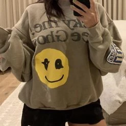 Levency Scrawl Print Lovers Hoodie