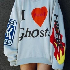 Levency Scrawl Print Lovers Hoodie