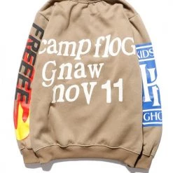 Levency Scrawl Print Lovers Hoodie