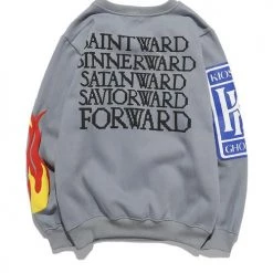 Levency Scrawl Print Lovers Hoodie