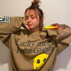 Levency Scrawl Print Lovers Hoodie