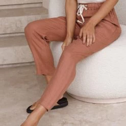 Levency Relaxed Drawstring Pants New In