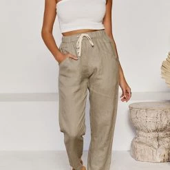 Levency Relaxed Drawstring Pants New In