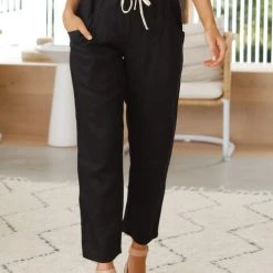 Levency Relaxed Drawstring Pants New In