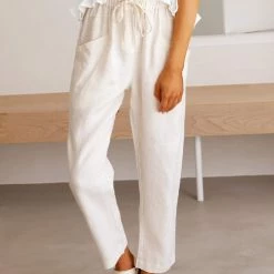 Levency Relaxed Drawstring Pants New In