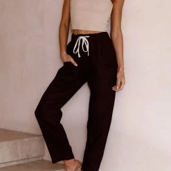 Levency Relaxed Drawstring Pants New In