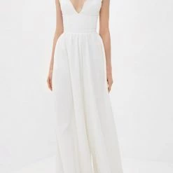 Levency New In V Neck Tank Wide Leg Jumpsuits