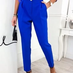 Levency New In Button High Waist Trouser Pants