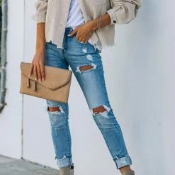 Levency Frayed Hem Cropped Corduroy Jacket New In 56 Levency Frayed Hem Cropped Corduroy Jacket New In