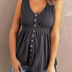 Levency Button V Nekc Tunic New In