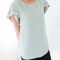 Levency New In Laced Up Sophisticated Blouse
