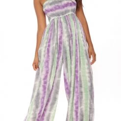 Levency New In Charm Me Wide Legged Tube Jumpsuit