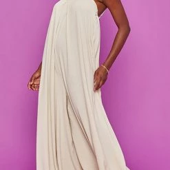 Levency Spaghetti Straps Wide Leg Jumpsuits New In