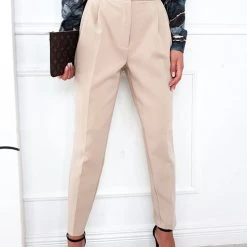 Levency New In Button High Waist Trouser Pants