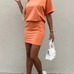 Levency Spicing It Up O Neck Mini Dress New In