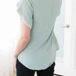 Levency New In Laced Up Sophisticated Blouse