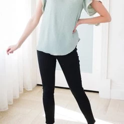 Levency New In Laced Up Sophisticated Blouse