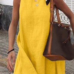 Levency Flowly O Neck Sleeveless Mini Dress 16 Levency Flowly O Neck Sleeveless Mini Dress