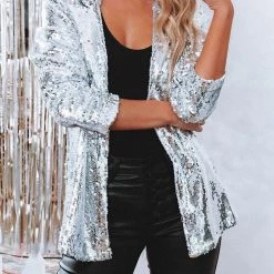 Levency New In Break The Bank Sequin Blazer 65 Levency New In Break The Bank Sequin Blazer