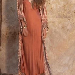 Levency Geometey Print Bleted Cover Up