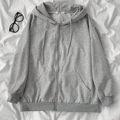 Levency Pockets Loose Hoodie Coat