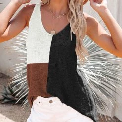 Levency Color Block Sweater Tank New In 27 Levency Color Block Sweater Tank New In