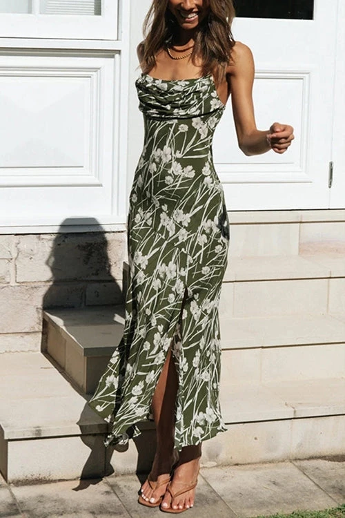 Levency Pleated Bust SlitSlip Dress 20 Levency Pleated Bust SlitSlip Dress