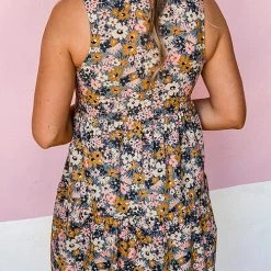 Levency New In Sweet Escape Sleeveless Floral Mini Dress