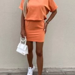 Levency Spicing It Up O Neck Mini Dress New In