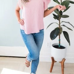 Levency New In Laced Up Sophisticated Blouse