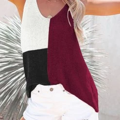 Levency Color Block Sweater Tank New In 28 Levency Color Block Sweater Tank New In