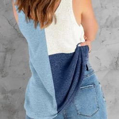 Levency Color Block Sweater Tank New In 45 Levency Color Block Sweater Tank New In