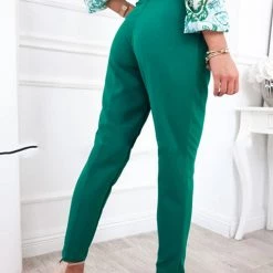 Levency New In Button High Waist Trouser Pants