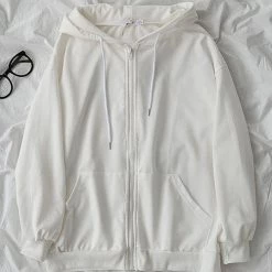 Levency Pockets Loose Hoodie Coat