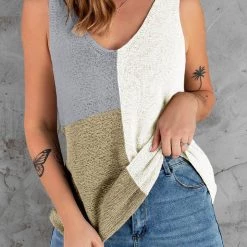 Levency Color Block Sweater Tank New In 26 Levency Color Block Sweater Tank New In