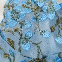 Levency The Gardenia Mesh Embroidery Bustier