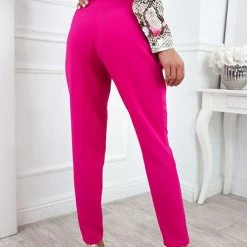 Levency New In Button High Waist Trouser Pants