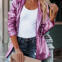 Levency New In Break The Bank Sequin Blazer 38 Levency New In Break The Bank Sequin Blazer