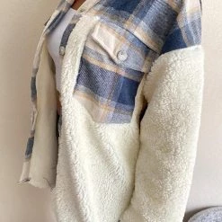 Levency All Your Own Plaid Sherpa Jacket New In 21 Levency All Your Own Plaid Sherpa Jacket New In