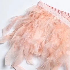 Levency New In Cutout Feather Detail Plain Lingerie Set