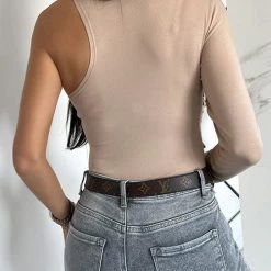 Levency Spirit Irregular Sleeves Twist Top New In