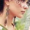 Levency Feather Dreamcather Earring