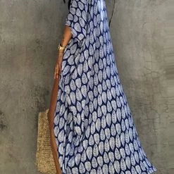 Levency Leaf Belted Kimono Cardigan