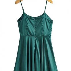Levency New In Satin Gathered Bust Slip Mini Dress