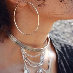 Levency Simple Big Circle Earring New In