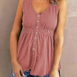 Levency Button V Nekc Tunic New In