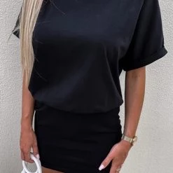 Levency Spicing It Up O Neck Mini Dress New In